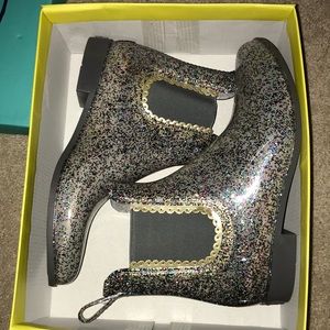 Jack Rogers rain boots. NEVER WORN